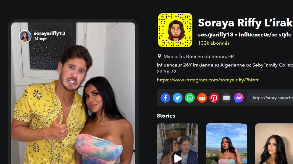 Snap Soraya Riffy, quel est son compte ? Breakflip Awé Vous avez une question, on a la réponse